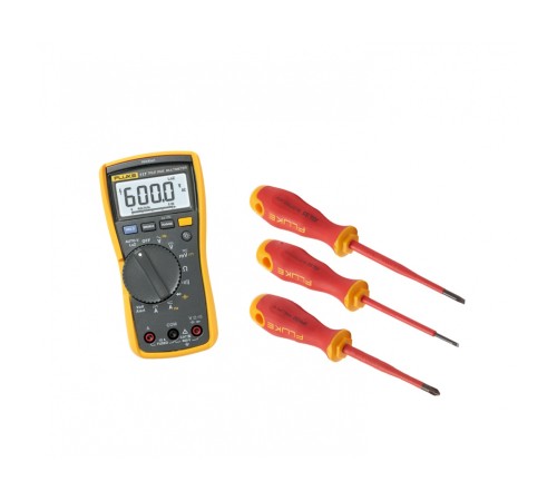 Комплект Fluke IB117L - мультиметр Fluke 117 с набором отвёрток