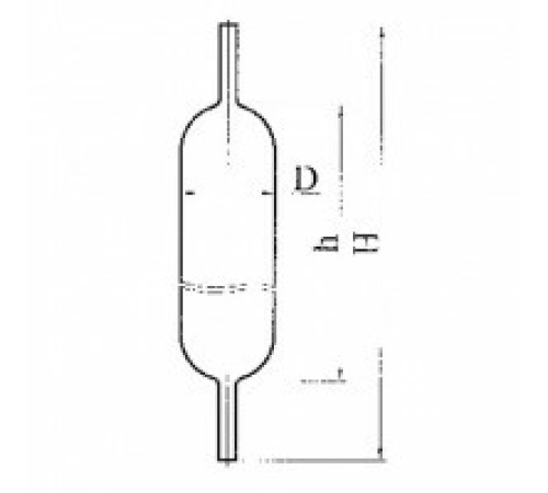 Пипетка газовая, эскиз 2-646