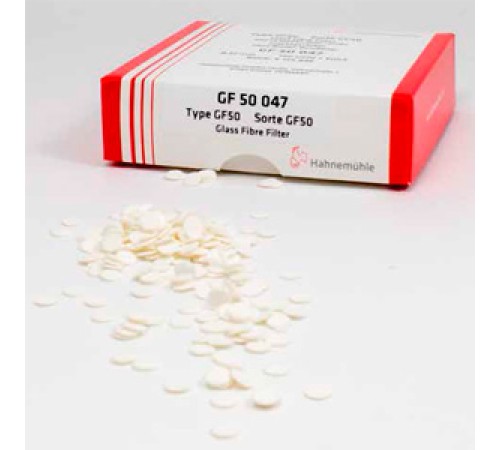 Фильтры Hahnemühle GF52 из стеклянного микроволокна, круглые, Ø 70 мм, без связующих агентов Фильтры Hahnemühle GF52 из стеклянного микроволокна, круглые, Ø 70 мм, без связующих агентов