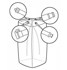 Мешки для сбора, хранения и транспортировки культуральной жидкости 3D Productainer BPCs, 100 литров, материал Aegis5-14, 4 порта, Thermo FS